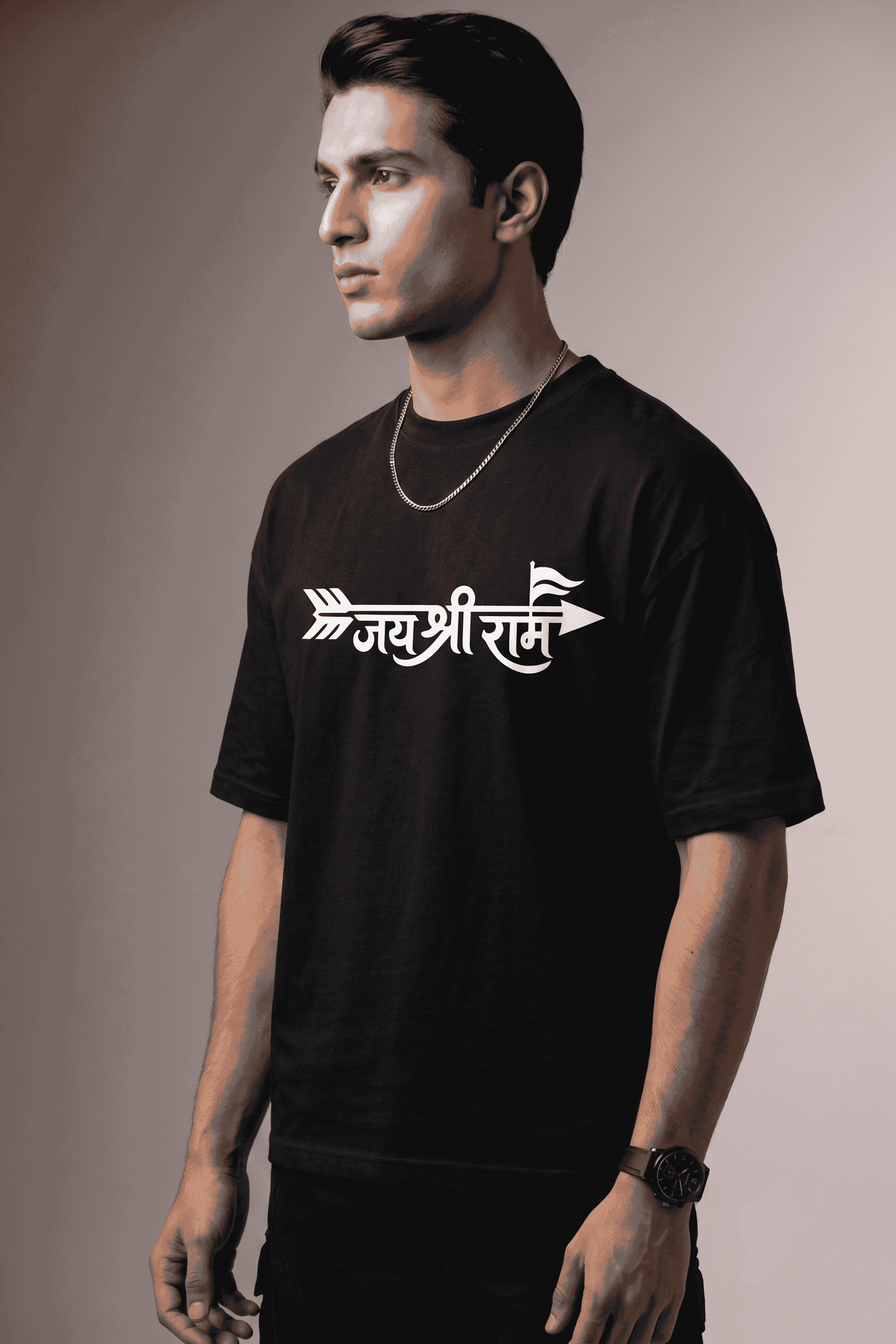 "Fierce Hanuman" Heavyweight Oversized Graphic Tee | 240GSM Cotton